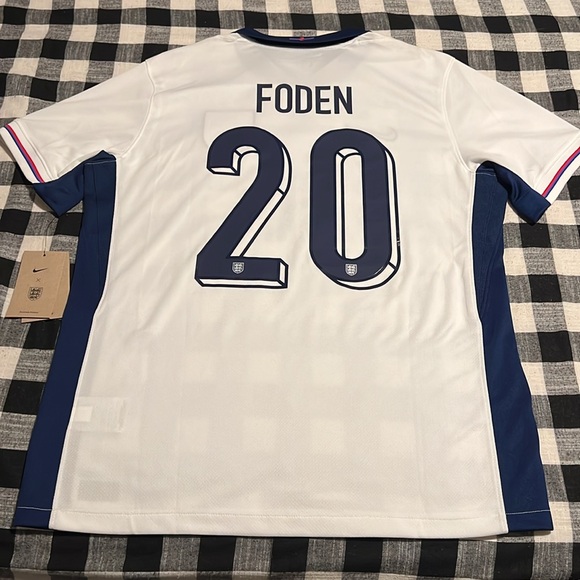 Nike Other - England 🏴󠁧󠁢󠁥󠁮󠁧󠁿 #20 Phil Foden Euro 2024 Home Nike Jersey